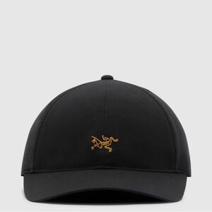 NWT Arc'teryx Bird Logo Calidum 5 Panel Black Cap Hat